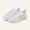 Puma Mayze Lth Plateau-Sneaker Damen, Weiß