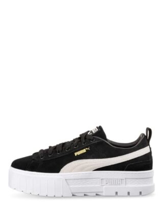 Puma Mayze Plateau-Sneaker Damen, Schwarz
