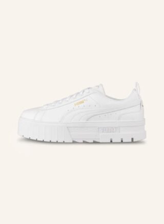 Puma Mayze Plateau-Sneaker Damen, Weiß