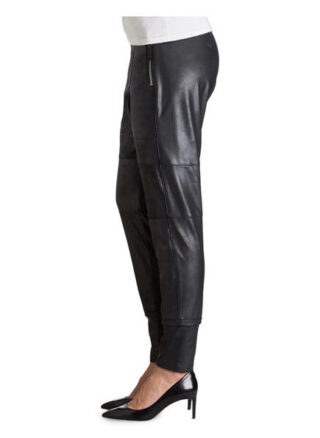 RAFFAELLO ROSSI Candy Lederhose Damen, Schwarz