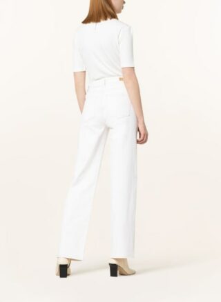 RAFFAELLO ROSSI Kira Flared Leg Jeans Damen, Weiß