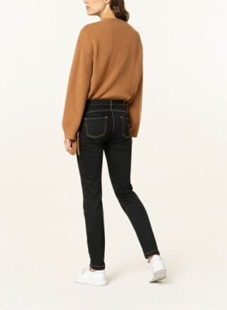RAFFAELLO ROSSI Skinny Jeans Damen, Schwarz