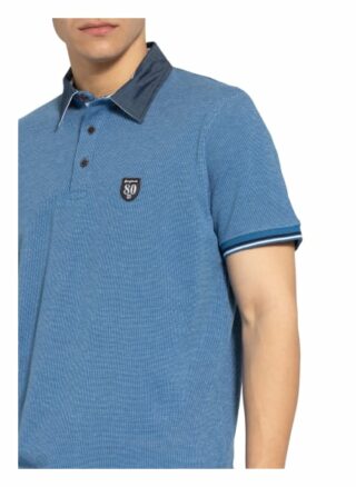 RAGMAN Pique-Poloshirt Herren, Blau