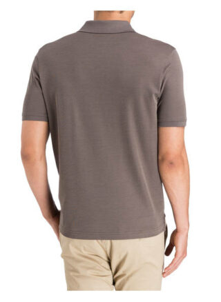 RAGMAN Piqué-Poloshirt Herren, Braun