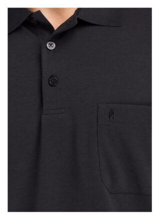 RAGMAN Pique-Poloshirt Herren, Schwarz