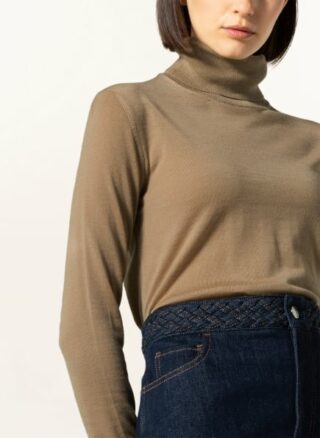 RALPH LAUREN Collection Cashmere-Rollkragenpullover Damen, Braun