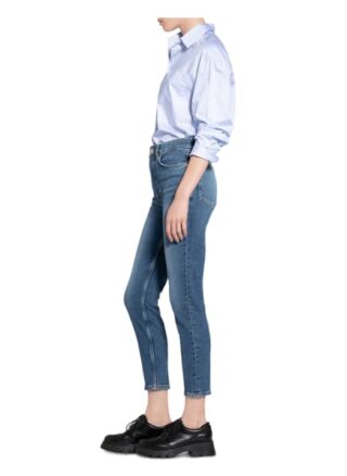 RE/DONE 7/8 Skinny Jeans Damen, Blau