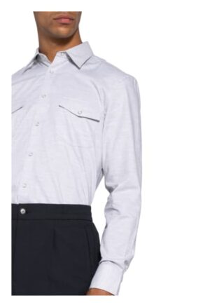 REISS Alby Casual-Hemd Herren, Grau