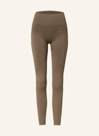 REISS Alpha 7/8-Leggings Damen, Braun