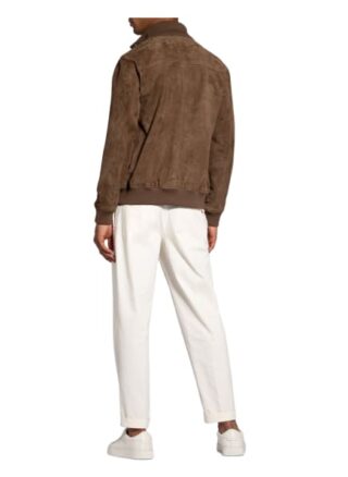 REISS Angel Lederjacke Herren, Braun