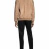 REISS Angel Lederjacke Herren, Braun
