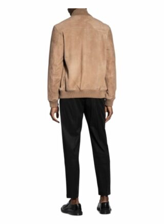 REISS Angel Lederjacke Herren, Braun