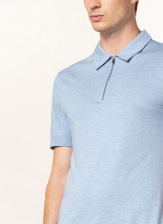 REISS Anthony Jersey-Poloshirt Herren, Blau