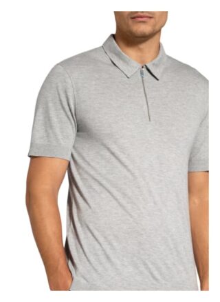 REISS Anthony Jersey-Poloshirt Herren, Grau