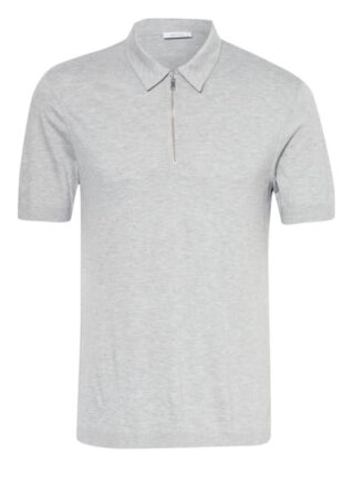 REISS Anthony Jersey-Poloshirt Herren, Grau