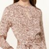 REISS Billie Ausgestelltes Kleid Damen, Pink