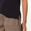 REISS Brie Top Damen, Schwarz