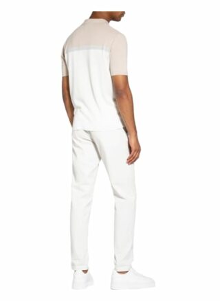 REISS Cairns Strick-Poloshirt Herren, Beige
