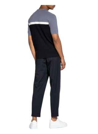 REISS Cairns Strick-Poloshirt Herren, Blau