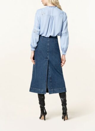 REISS Dottie Blusenshirt Damen, Blau