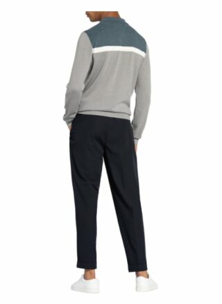 REISS Eastlong Strick-Poloshirt Herren, Beige