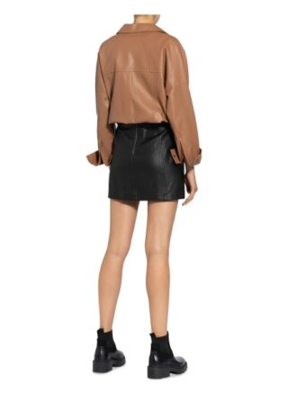 REISS Eliza Lederrock Damen, Schwarz