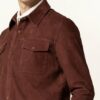 REISS Florida Overshirt Herren, Braun