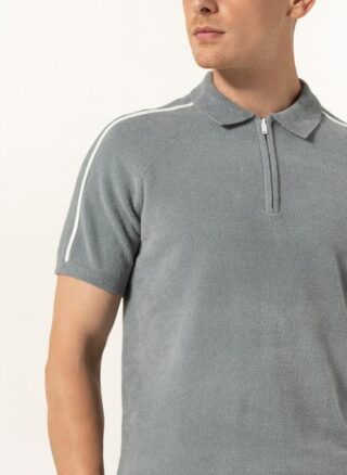 REISS Gammo Poloshirt Herren, Grau