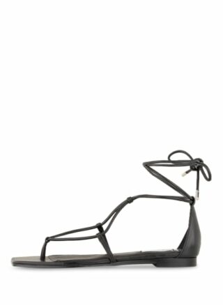 REISS Kali Riemchensandalen Damen, Schwarz