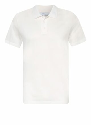 REISS Kendal Pique-Poloshirt Herren, Weiß