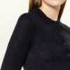 REISS Kim Strick-Poloshirt Damen, Blau