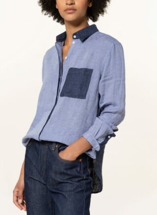 REISS Lianna Hemdbluse Damen, Blau