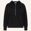REISS Lucy Hoodie Damen, Schwarz