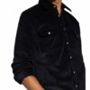 REISS Maldini Cord-Overshirt Herren, Blau