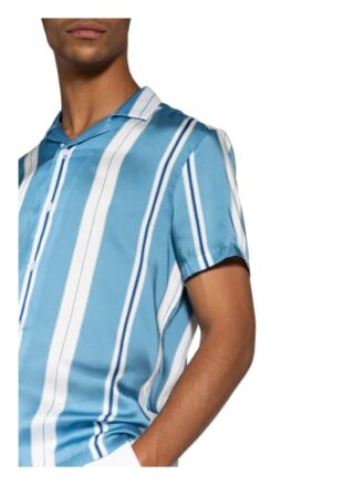 REISS Monroe Resorthemd Herren, Blau