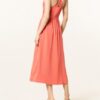 REISS Orla Hängerkleid Damen, Rot
