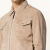 REISS Pike Lederjacke Herren, Braun