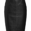 REISS Reagan Lederrock Damen, Schwarz