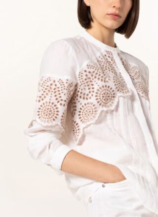 REISS Riley Bluse Damen, Weiß