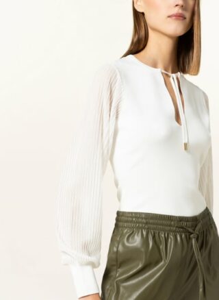 REISS Sloane Blusentop Damen, Weiß