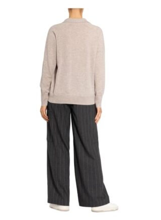 REPEAT Cashmere-Pullover Damen, Beige