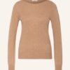 REPEAT Cashmere-Pullover Damen, Braun