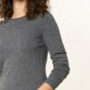 REPEAT Cashmere-Pullover Damen, Grau