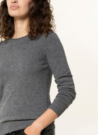 REPEAT Cashmere-Pullover Damen, Grau