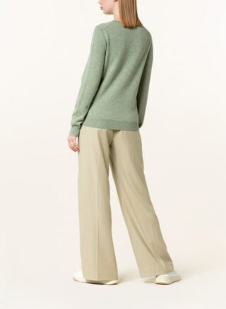 REPEAT Cashmere-Pullover Damen, Grün