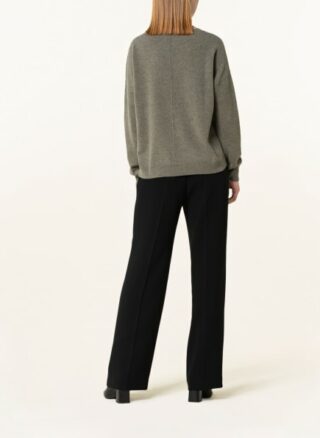 REPEAT Cashmere-Pullover Damen, Grün