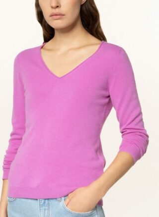 REPEAT Cashmere-Pullover Damen, Pink