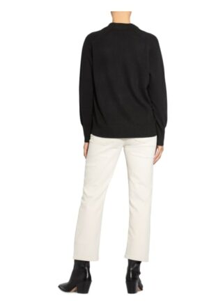 REPEAT Cashmere-Pullover Damen, Schwarz