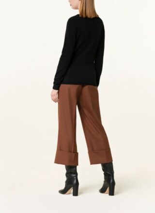 REPEAT Cashmere-Pullover Damen, Schwarz