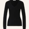 REPEAT Cashmere-Pullover Damen, Schwarz